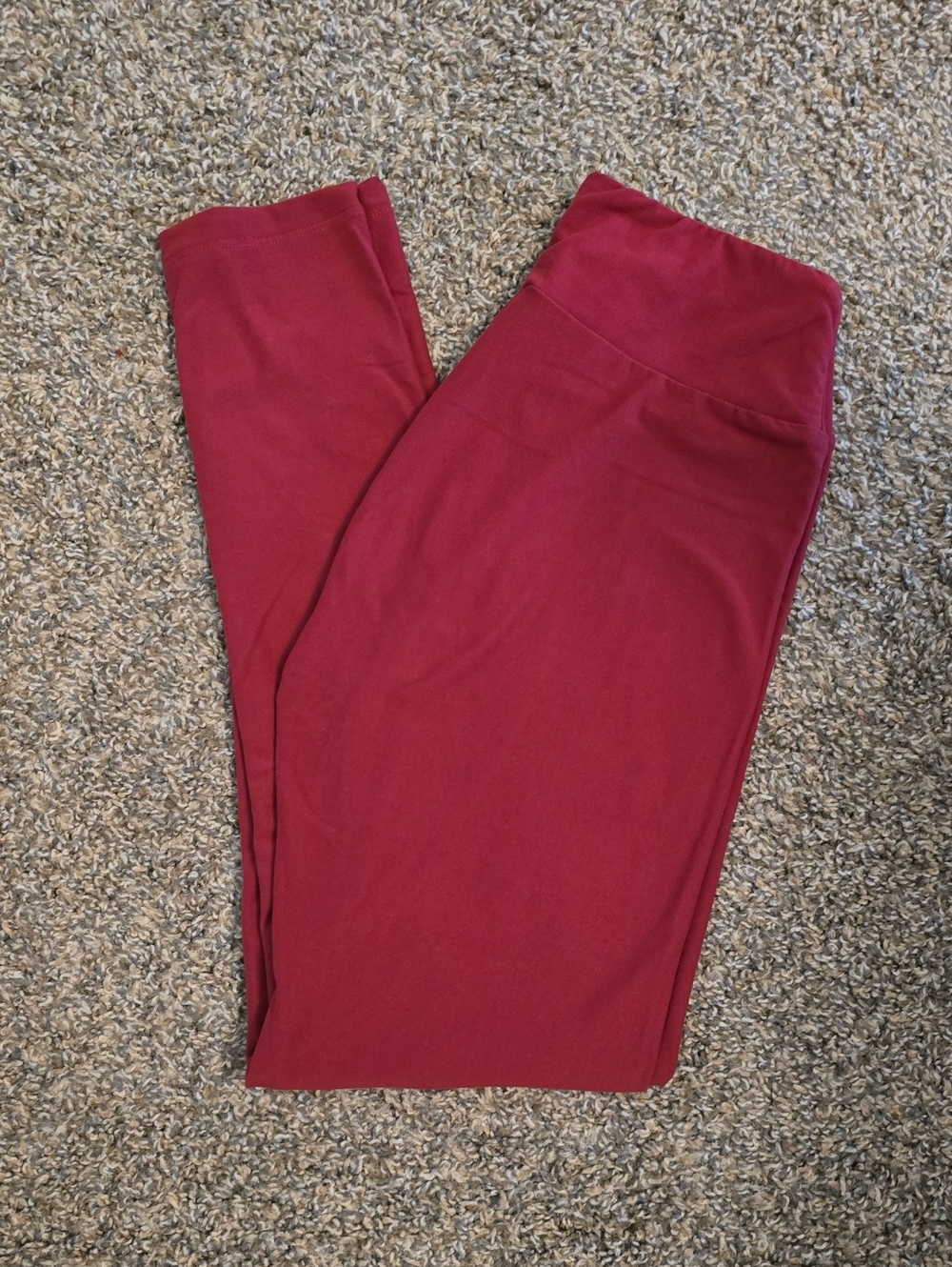 LuLaRoe Solid Wine Leggings